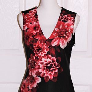 Calvin Klein Floral-Print Sheath Dress.